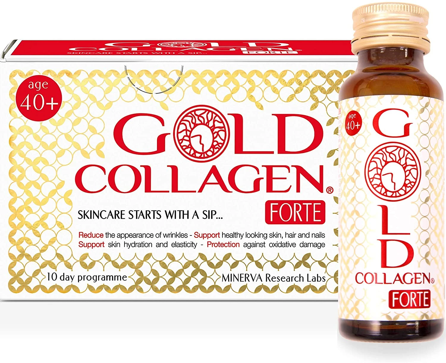 Gold Collagen Forte مكمل كولاجين سائل فاخر – 500 مل